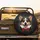 Joyful Pembroke Welsh Corgi Head Red Bow Tie - Dog Lover Gift Spare Tire Cover - 2
