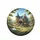 Fairytale Stone Cottage Blue Turret Enchanted Garden - Home Decor Gift for Fantasy Lover Spare Tire Cover - 4