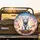 White Tiger Cub Butterflies Celestial Night Sky - Wildlife Lover Gift Spare Tire Cover - 2