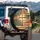 Aged Wooden Cross 1776-2026 'One Nation Under God' - USA 250th Anniversary Spare Tire Cover - 3