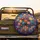 Vibrant Stained Glass Floral Bouquet Vase - Everyday Home Decor Gift Spare Tire Cover - 2