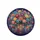 Vibrant Stained Glass Floral Bouquet Vase - Everyday Home Decor Gift Spare Tire Cover - 4