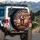 Weathered Combat Boots Patriotic Flowers American Flag 250 Years of Freedom 1776-2026 Spare Tire Cover - 3