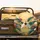 Herons Lotus Pond Golden Asian Tapestry - Wildlife Nature Home Decor Gift Spare Tire Cover - 2