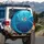 LOVE Swimmer Action Water Waves - Water Sports Lover Gift for Swimmers Spare Tire Cover - 3