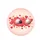 XOXO Dimpled Golf Ball Kisses Hugs Floating Hearts - Romantic Love Gift for Valentine's Day Spare Tire Cover - 4
