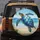 Stained Glass Sea Turtle Tropical Hibiscus Ocean Beach - Tropical Decor Gift Spare Tire Cover - 5