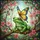 Frog Butterfly Cherry Blossom Stained Glass - Wildlife Lover Gift Spare Tire Cover - 6