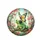 Frog Butterfly Cherry Blossom Stained Glass - Wildlife Lover Gift Spare Tire Cover - 4