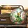 Frog Butterfly Cherry Blossom Stained Glass - Wildlife Lover Gift Spare Tire Cover - 2