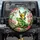 Frog Butterfly Cherry Blossom Stained Glass - Wildlife Lover Gift Spare Tire Cover - 1