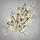 Translucent Wing Butterflies Beige Gold Floral Blossoms Muted Grey Nature Lover Gift Spare Tire Cover - 6