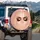 Glamorous Shimmery Eyeshadow - Luxury Decor Gift for Makeup Lover Spare Tire Cover - 3