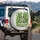 Stylized Skeleton Coffee Mug Monstera Leaves - Home Decor Gift for Plant Lover Spare Tire Cover - 3