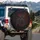Pitbull Head Crimson Eyes - Vehicle Style Automotive Decor for Pitbull Lover Spare Tire Cover - 3
