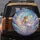 Blonde Witch Crescent Moon Opalescent Stained Glass - Fantasy Decor Spare Tire Cover - 5
