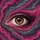 Lush Eyelash Fuchsia Magenta Hazel Eye Gold Agate Geode - Luxury Vehicle Accent Spare Tire Cover - 6