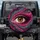 Lush Eyelash Fuchsia Magenta Hazel Eye Gold Agate Geode - Luxury Vehicle Accent Spare Tire Cover - 1