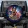 German Shepherd American Flag USA 250th Anniversary - Independence Day Gift for Veterans Spare Tire Cover - 1