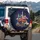 250 Years Freedom American Flag Landmarks Eagle - USA 250th Anniversary Gift for Veterans Spare Tire Cover - 3