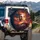 American Flag Glowing Cross Jesus Crucifixion - One Nation Under God Faith Gift Spare Tire Cover - 3