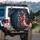 Rustic Cowboy Boots American Flag Bow - Independence Day Patriotic Home Decor Spare Tire Cover - 3