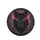 Black Wolf Piercing Gaze Red Eyes Swirling Mist Energy Plumes - Outdoor Adventure Gift Spare Tire Cover - 4