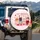 My Cats Are My Valentine Heart Cats - Valentine Gift for Cat Lovers Spare Tire Cover - 3