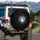 Glowing White Heart Paw Print Light Rays Aura Particles Nebula - Pet Owner Gift Spare Tire Cover - 3