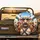 Expressive Funny Cows Sunglasses Road Trip - Humorous Adventure Gift for Cow Lover Spare Tire Cover - 2