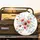 Lush Red Orange Pomegranates Teal Flowers Vines Yellow Berries - Botanical Lover Gift Spare Tire Cover - 2