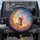Red-Haired Stained Glass Fairy Crescent Moon - Celestial Car Accessory Gift Spare Tire Cover - 1