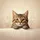 Tabby Cat Paws Peeking - Home Decor Gift Spare Tire Cover - 6