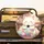 Blissful Fluffy Cream Cat Hugging Yarn Ball - Cozy Craft Room Decor Gift for Crafters Spare Tire Cover - 2