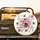 Lush Pink Burgundy Rose Bouquet Foliage Vines Creamy Off-White Botanical Gift Spare Tire Cover - 2