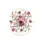 Lush Pink Burgundy Rose Bouquet Foliage Vines Creamy Off-White Botanical Gift Spare Tire Cover - 4