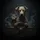 Mummified Cat Dog Glowing Eyes Rustic Steering Wheel - Ancient Gothic Horror Collector Gift Spare Tire Cover - 6