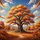 Ancient Autumn Tree Falling Leaves Forest - Autumn Season Outdoor Enthusiast Gift Spare Tire Cover - 6