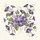 Lavender Purple Morning Glory Blossoms Delicate Leaves Vines Tapestry - Home Decor Gift Spare Tire Cover - 6