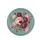 Deep Crimson Pink English Rose Blooms Botanical Garden - Vintage Floral Decor Gift Spare Tire Cover - 4