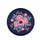 Midnight Blue Pink Rose Floral - Home Decor Gift for Rose Lovers Spare Tire Cover - 4