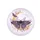 Majestic Moth Crescent Moon Stars Rich Purple Botanical Foliage - Nature Lover Home Decor Gift Spare Tire Cover - 4