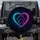 Cosmic Nebula Stars Glowing Heart Paw Print - Outdoor Lifestyle Wildlife Lover Gift Spare Tire Cover - 1