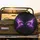 Luminous Feline Reptilian Purple Eyes - Mysterious Gaze Travel Essentials Spare Tire Cover - 2