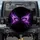 Luminous Feline Reptilian Purple Eyes - Mysterious Gaze Travel Essentials Spare Tire Cover - 1