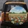 Vast Wildflower Field Densely Packed Blooms Green Trees Blue Sky Clouds - Nature Lover Gift Spare Tire Cover - 5