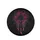 Gothic Dreamcatcher Magenta Roses Feathers - Dark Fantasy Lover Gift Spare Tire Cover - 4