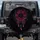 Gothic Dreamcatcher Magenta Roses Feathers - Dark Fantasy Lover Gift Spare Tire Cover - 1