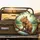 Stained Glass Capybara Tree Branch Tropical Foliage Wildlife Lover Gift Spare Tire Cover - 2