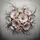 Blush Pink Rose Flowers Ethereal Grey Tendrils - Elegant Decor Gift Spare Tire Cover - 6